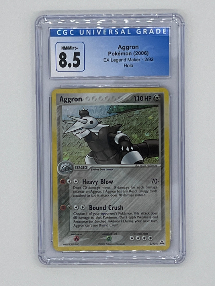 Aggron CGC 8.5 (EX Legend Maker 2006)