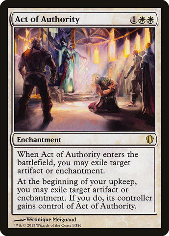 Act of Authority [Commander 2013]