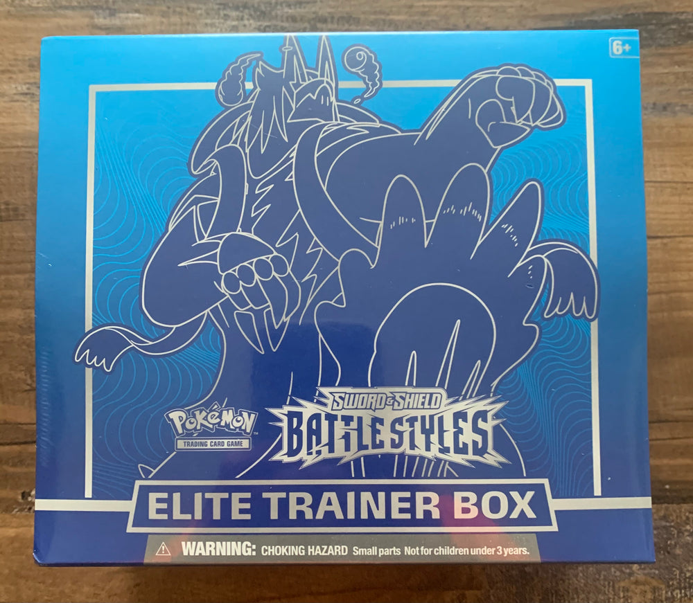 Pokemon Battle Styles Elite Trainer Box Blue