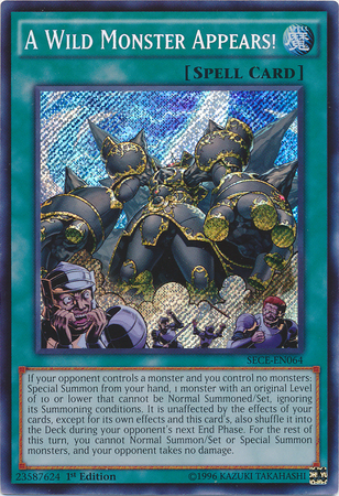 A Wild Monster Appears! [SECE-EN064] Secret Rare