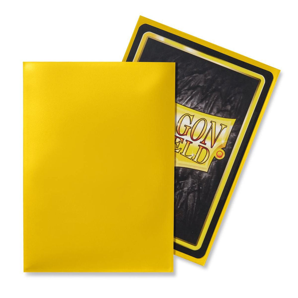 Dragon Shield: Standard 100ct Sleeves - Yellow (Classic)